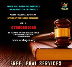 Office of Public Defender (OPD) Lagos State.
